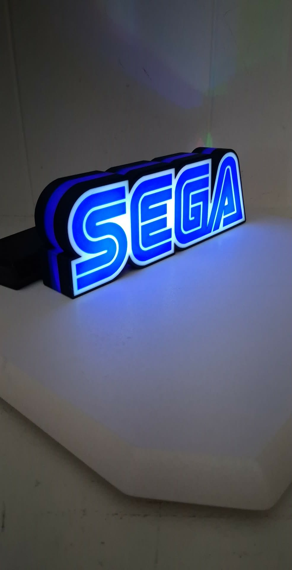 Sega LED light box – custom 3D printed – Lit Layer Creations